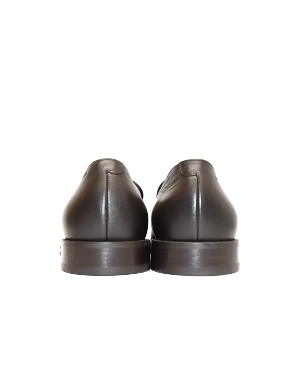 New! Boss Hugo Derreck Penny Loafer Shoes Brown 8 US M DD541 Made in Italy